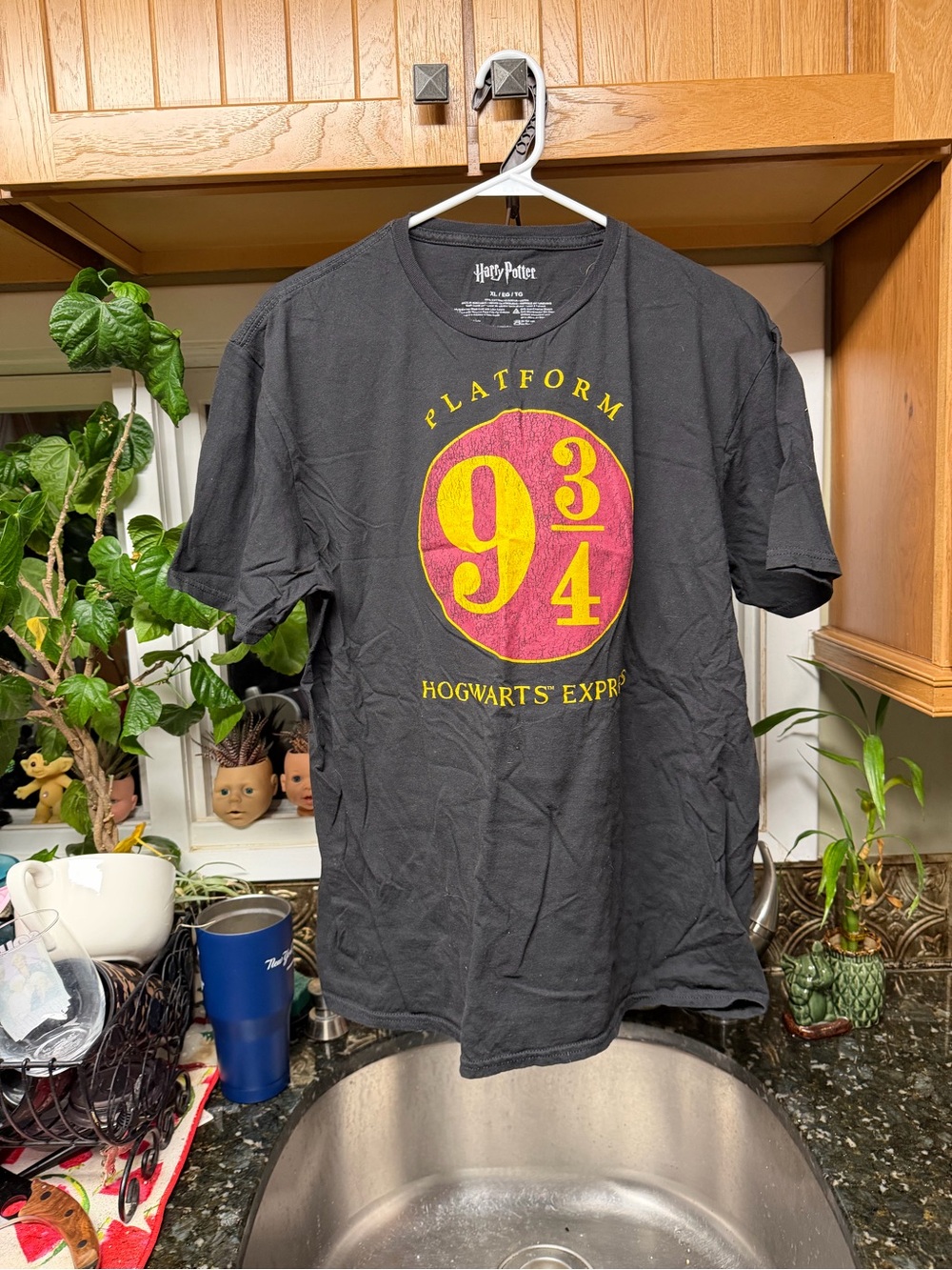 Warner Bros. Black Harry Potter Platform 9 3/4 Graphic Tee